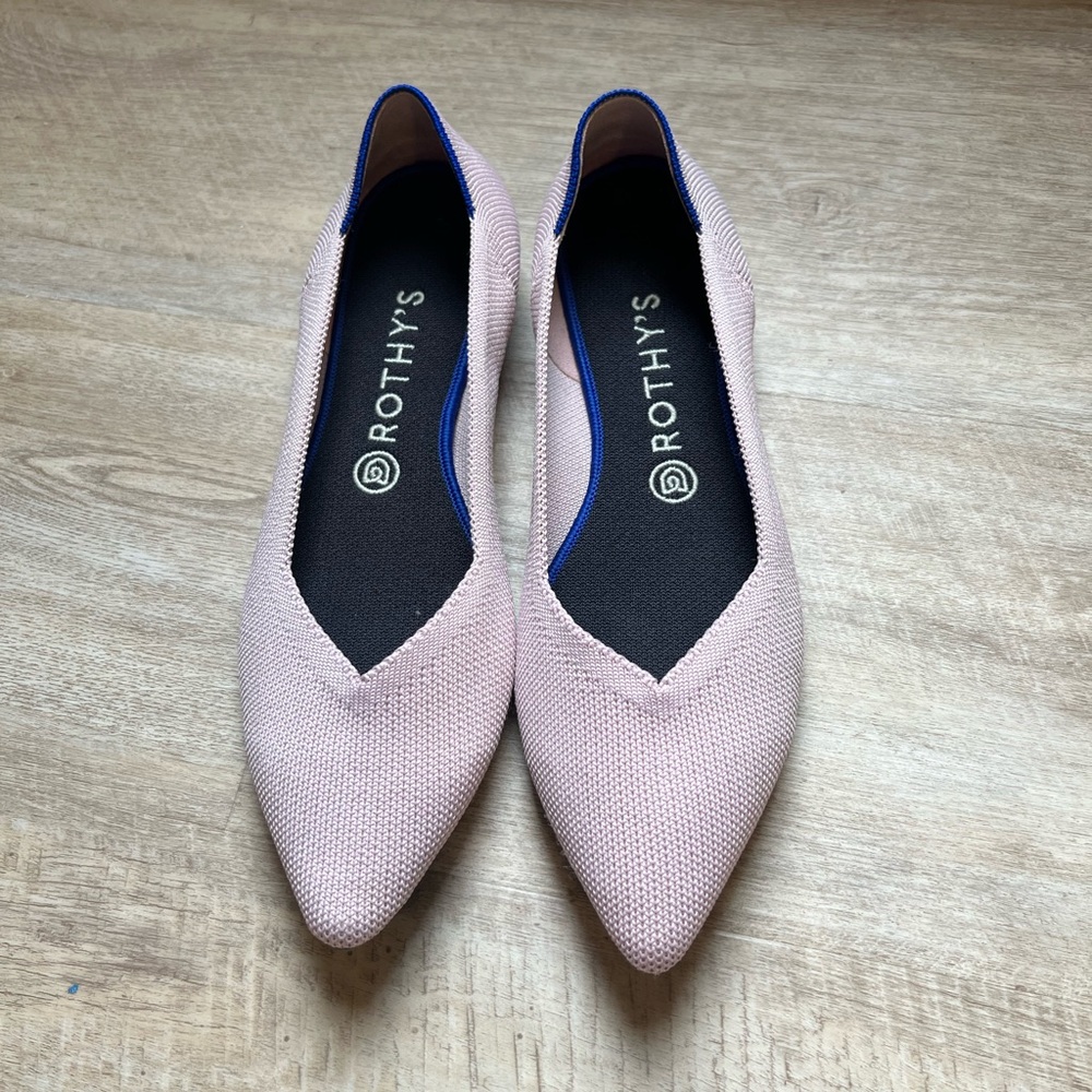 Rothy’s The Point in Petal Pink